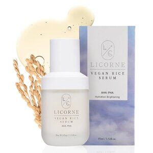 NIB New Licorne Vegan Rice Serum Hydrating 1.52 oz/45 ml